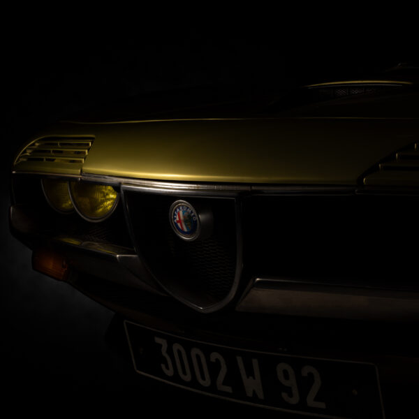 Ambros Fiat Museum Pabneukirchen Mühlviertel Alfa Romeo Montreal Front gold